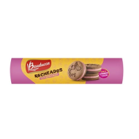 imagem de Biscoito Recheado Sabor Morango Bauducco 140g