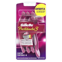 imagem de Lâmina de Barbear Feminina Prestobarba For Woman Gillette Leve 4 Pague 3