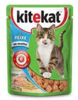 imagem de Ração Úmida Para Gatos Sabor Peixe Kitekat 70g