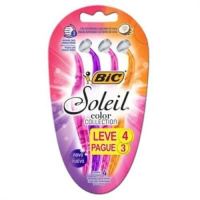 imagem de Aparelho de Barbear Bic Soleil Leve 4un Pague 3un