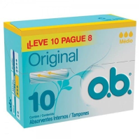imagem de Absorvente Interno Original Médio O.B. 10un