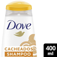 imagem de Shampoo Baixo Sulfato Texturas Reais Cacheados Dove 400ml