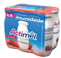 imagem de Leite Fermentado Sabor Morango Actimel 600g