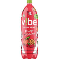 imagem de Bebida Energética Sabor Pêssego + Morango Vibe 2l