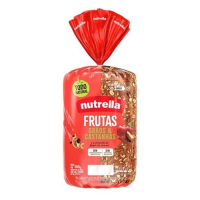 imagem de Pão de Forma Frutas, Grãos e Castanhas Nutrella 500g