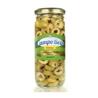 imagem de Azeitona Verde Fatiada Campo Belo Vidro 345g