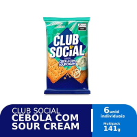 imagem de Biscoito de Cebola com Sour Cream Club Social 141g