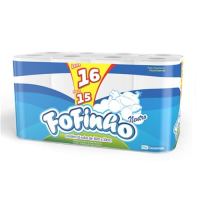 imagem de Papel Higiênico Folha Simples Neutro Fofinho Leve 16 e Pague 15un