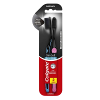 imagem de Escova de Dente Colgate Slim Soft Black 2 Unid
