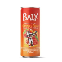 imagem de Energético Baly de Morango e Pêssego Energy Drink 250ml