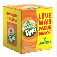 imagem de Refresco em Pó Sabor Laranja Tang 18g com 15un